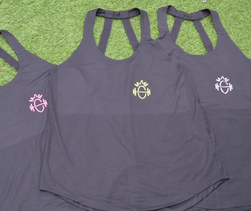 Double strap black vest E.L. Fitness