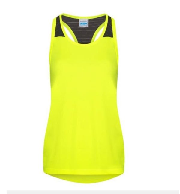 Ladies long loose fit vest