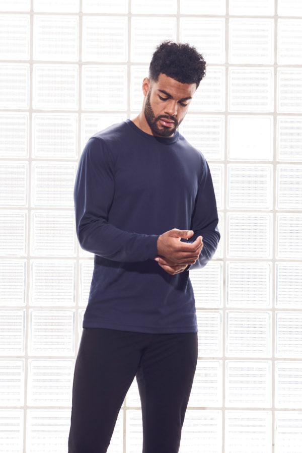 Men's Long sleeved T Shirt with logo