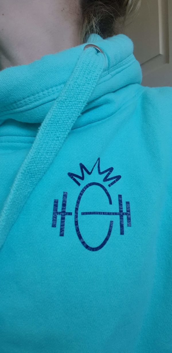 Super soft peppermint cross neck hoody - Image 2