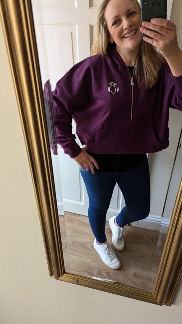 Cropped Zipped Hoody